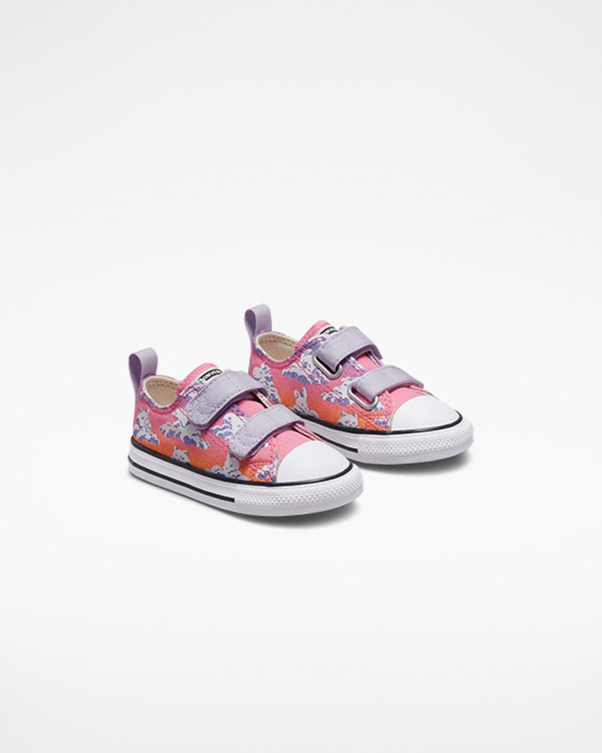 Zapatillas Bajas Converse Chuck Taylor All Star Easy-On Cloud Gazer Niña Moradas Rosas | PE 8EW04L